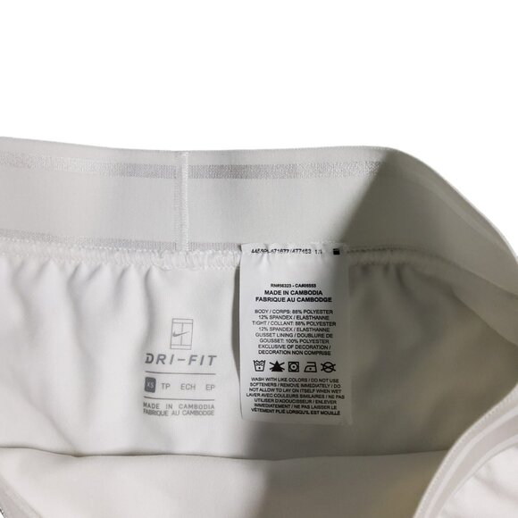 Nike Court UConn Huskies Tennis Skort Women's Size XS White Dri-Fit Connecticut - Picture 4 of 9